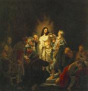 REMBRANDT Harmenszoon van Rijn The Incredulity of St Thomas painting